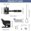 ADERTOS Self Locking Gate Gravity Latch Carbon Steel Auto Gate
