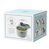 Toffy K-HC8-PA Salad Spinner, Pale Aqua, Drainage Hole, Easy Care,