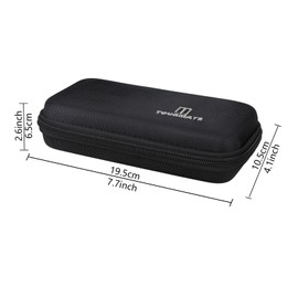 Tourmate Hard Travel Case Replacement for Texas Instruments TI-30X IIS 2-Line Scientific Calculator, Case Only (Black)