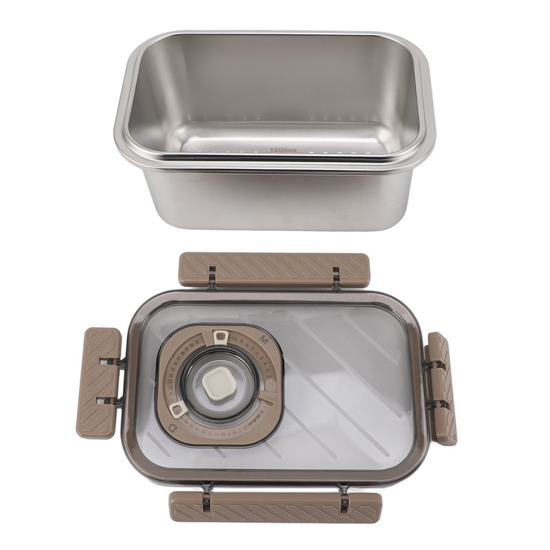 304 Stainless Steel Food Storage Container with Lid Leakproof Bento