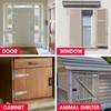Primes DIY 150 mm T-Hinge Zinc Plated, Rustproof Powder Coating,