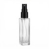 50ml/1.7oz Clear Glass Perfume Spray Bottle, Refillable Empty Atomizer Fine