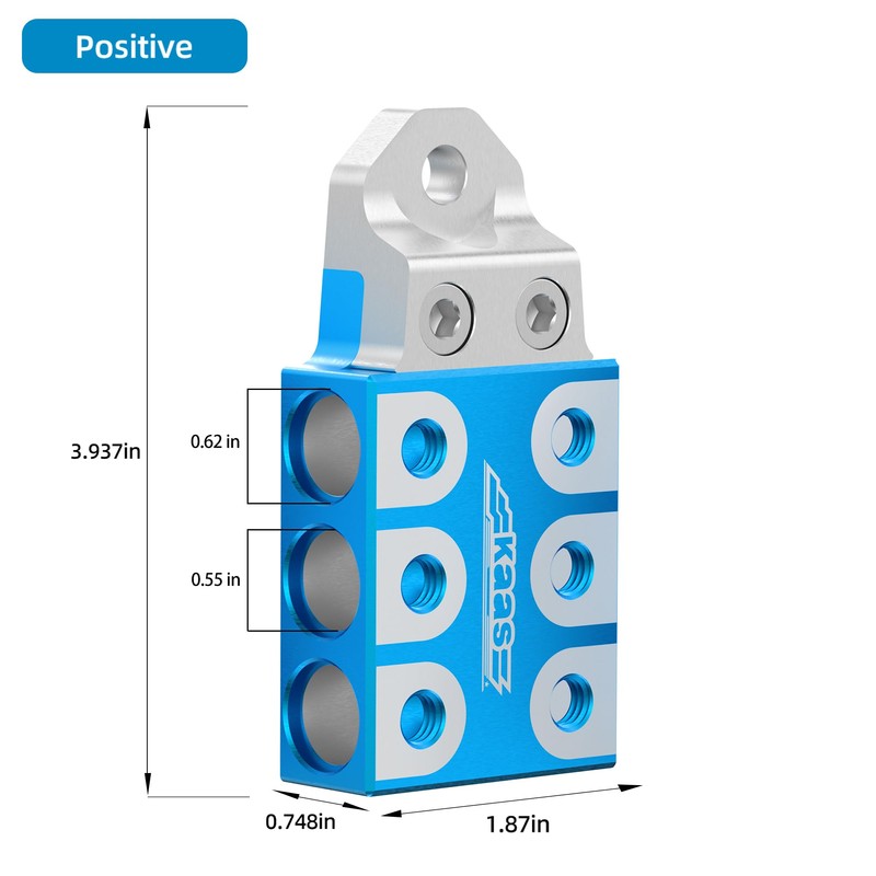 Kaas Modular Heavy-Duty Battery Terminal, 8AWG to 4/0 AWG, Automotive