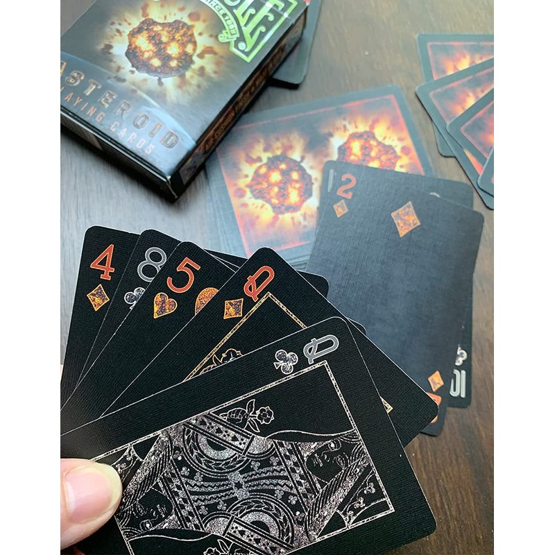 Bicycle Asteroid Playing Cards, Black
