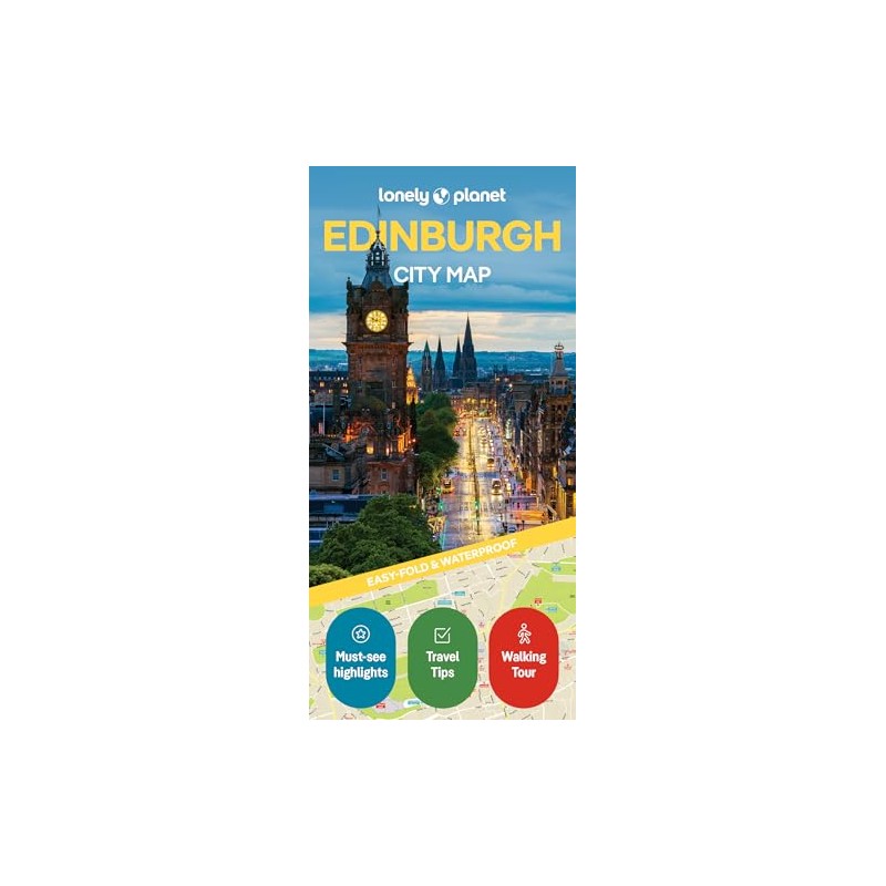 Lonely Planet Edinburgh City Map 2 2nd Ed.