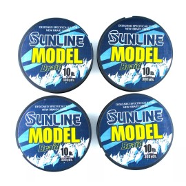 SUNLINE (4) Spools Sunline Model Braid 10 Lb Green Braided Line (300 Yds Per Spool) New