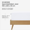 Schiesser Fine Jersey Fitted Sheet/100% Cotton/Available in Various Colours &