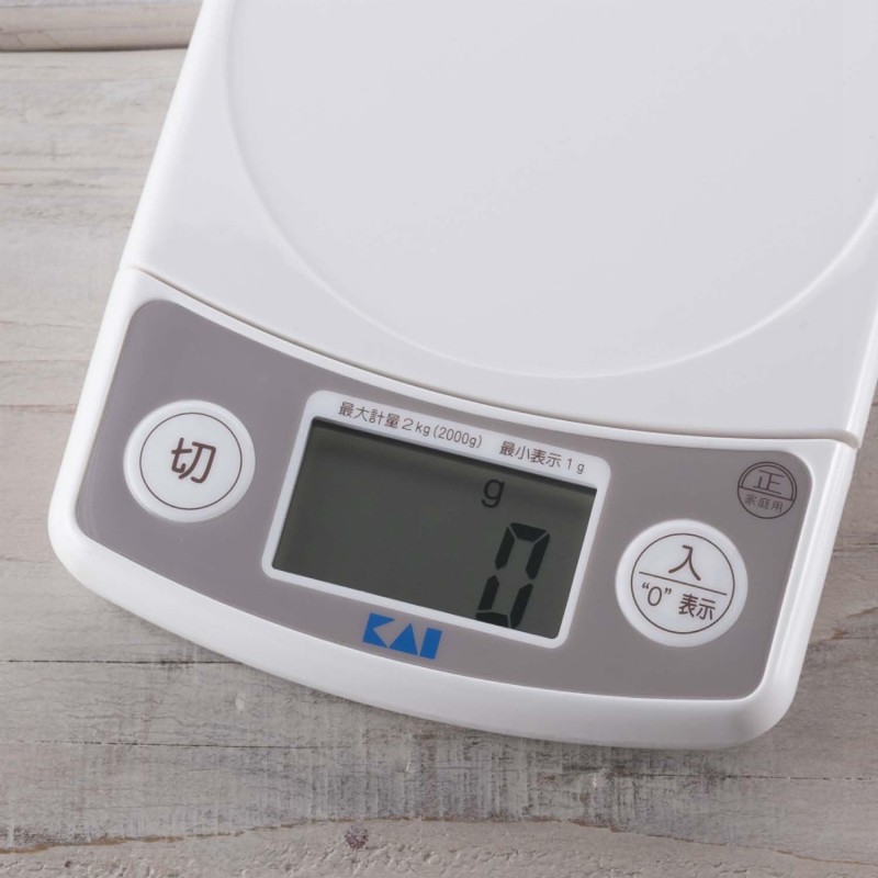 貝印 KAI デジタル スケール (2kg 計量) kai house select