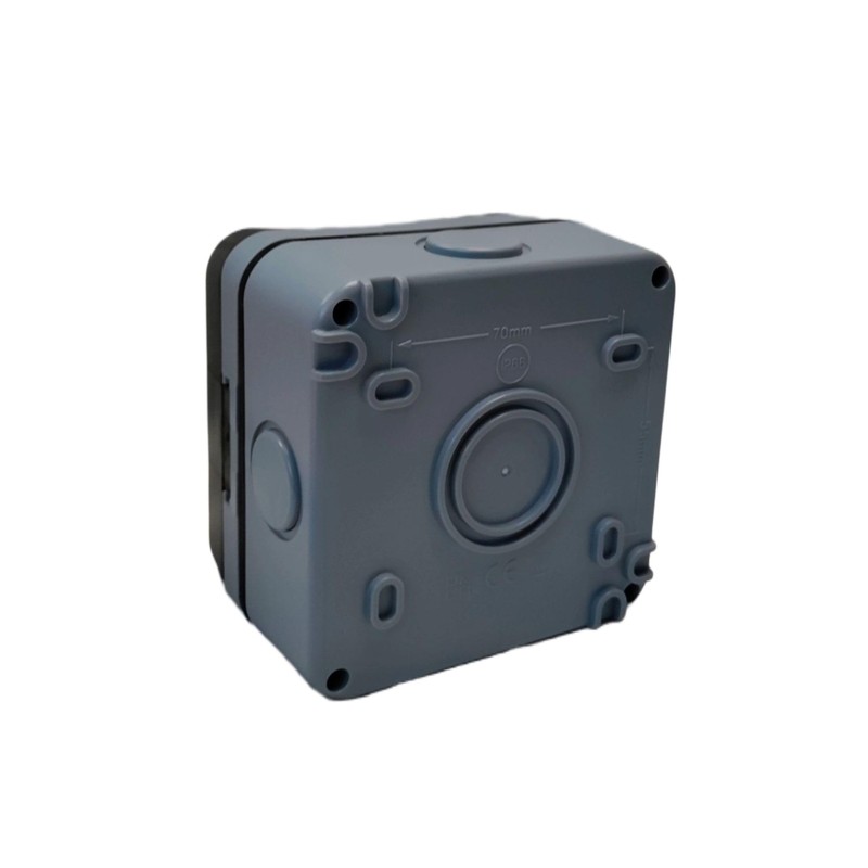 Securlec - Single Outdoor Weatherproof Switched 1 Gang Socket With