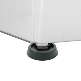 Handy Housewares 4pc Heavy Duty Rubber Anti-Vibration & Anti-Walk Pads (Black, Round, 2.5" Diameter, 4 Pads) for Washer & Dryer