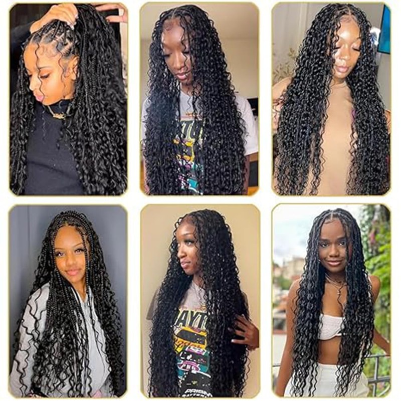 Evaxilc Deep Wave Human Hair for Braiding Human Hair Unprocessed