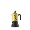 Bialetti Moka Orzo Express Caffettiera con Orziera, Alluminio, Giallo, 2