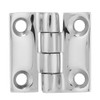 Alomejor Four Hole Boat Hinge 316 Grade Stainless Steel Square