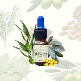 Serum ozonizado con vitamina E para pestañas y cejas fortalecedor estimulador de crecimiento nutre repara y engrosa fórmula natural 10 ml