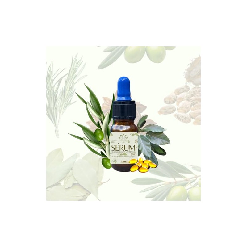 Serum ozonizado con vitamina E para pestañas y cejas fortalecedor