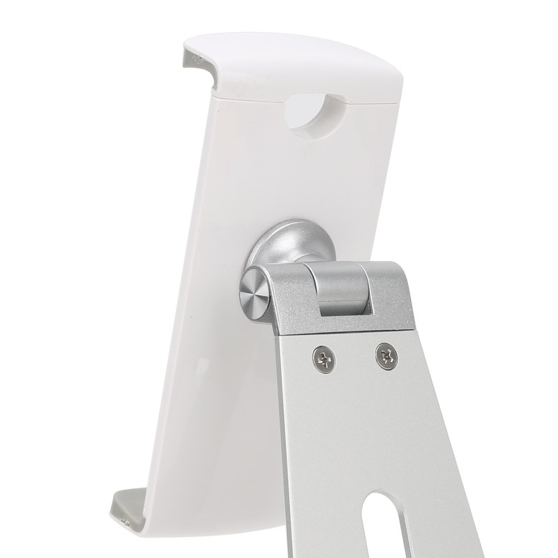 Cell Phone Stand Silver Tablet PC Bracket Adjustable Aluminum Alloy