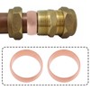 EMSea 10 Pieces 18mm Copper Compression Sleeves for 18mm Pipes