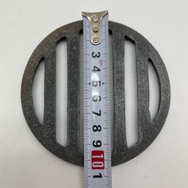 TFS Fire Plate, 4.1 inches (10.5 cm), Size 3.5 inches (3.5 cm), For 7 Wheels, Unbreakable Sana on the Stove, Cast Fire Plate, Taisei Kogyo Shichirin