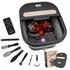 FOFOJÔY Collapsible Foot Spa Bath with Massager and Heat and