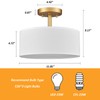 AXILAND Modern Light Fixture Ceiling Mount Flush Mount Drum Ceiling