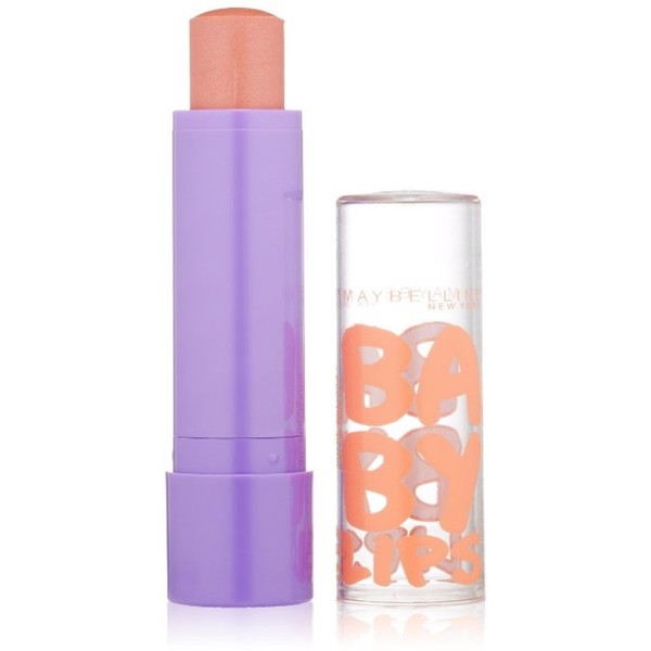 Maybelline Baby Lips Moisturizing Lip Balm SPF 20, Peach Kiss 0.15 oz (Pack of 2)