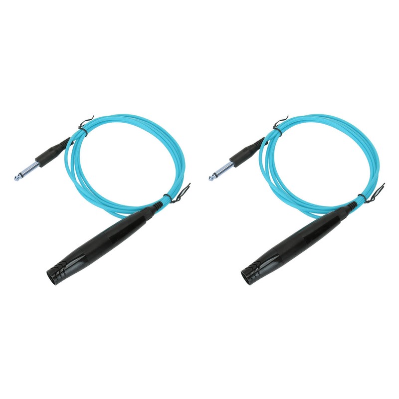 2pcs 5.9ft Tattoo Clip Cords RAC Interface Professional Copper Silicone