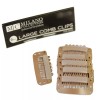 Milano 6 Piece Deluxe Snap Comb Set for Wigs or