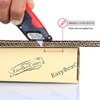 Modern Box Cutter, extra tape cutter at back, dual side