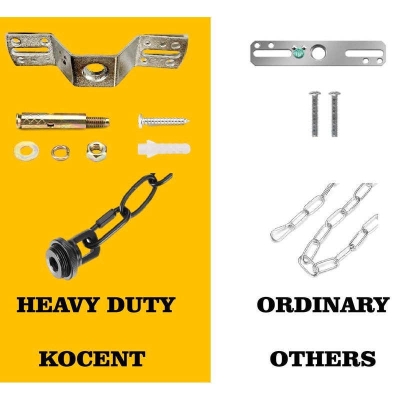 ROJOSER Heavy Duty Canopy Kit and 3.2 feet Pendant Light