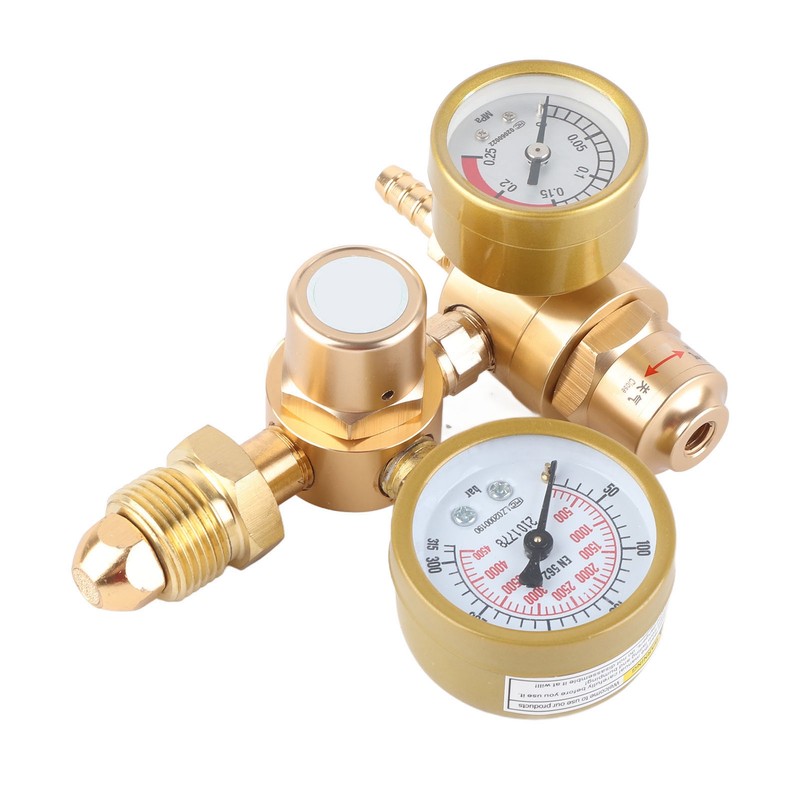 Gas Welding Regulator Argon CO2 Gauge TIG MIG Flowmeter 4500psi