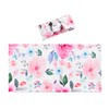 Terriboo Newborn Floral Print Blanket Baby Stretch Wrap Swaddle Blanket