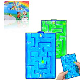 Fidget Toys Maze Sensory Toys for Kids Age 3-8 Year Old Stress Relief Sensory Toys for 4 5 6 7 Year Old Boys Girls Maze Sensory Squishy Fidget Toys Birthday Present Gifts for Boys Girls Age 3+