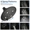 Proox Double Shower Head with Built-in Valve, High Pressure 6