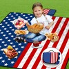 Poedist Extra Large Picnic Blanket Waterproof,60"x 80"Foldable Machine Washable Beach