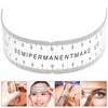 Healifty Eyebrow Ruler PVC Flexible Eyebrow Microblading Ruler Permanent Makeup