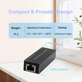 USB 3.0 to SFP Gigabit Ethernet Adapter - Mini Network Interface Card Compatible with Windows/macOS/Linux, Fast Transfer Rate,Full/Half Duplex,Plug and Play,Metal Casing