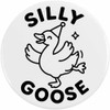 2 x 38mm 'Silly Goose' Small Button Pin Badges (BB00143948)