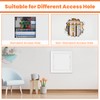 GCGOODS 12" x 12" Self-Adhesive Access Panel for Drywall, Plastic