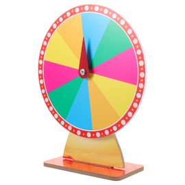 jojofuny Roulette Wheel Fortune, Fortune Rotating Roulette Wheel, Tabletop Prize Wheel, Carnival Roulette Wheel, for
