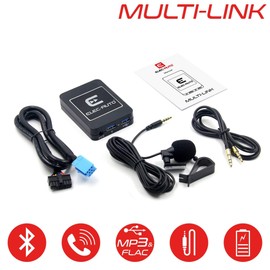 Bluetooth Interface ? USB MP3 ? Auxiliary for Car Alfa Romeo, Fiat, Lancia | Hands Audio Streaming Kit | Charger | Jack Plug | Invisible Built-In Case | Car Radio Accessory