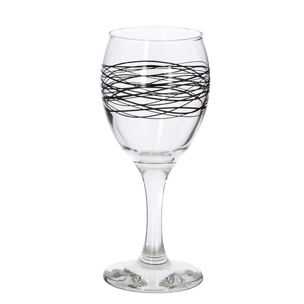 Reception Stemware Serpentine, Glass, Clear, 20.5 cl