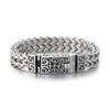 Azubpi Men's 316 Stainless Steel Gothic Viking Bracelet - Flower