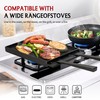 BIG HORN OUTDOORS Cast Iron Griddle Reversible Square Griddle Flat