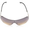 Rocawear Women's R3281 Gldbk Non-Polarized Iridium Shield Sunglasses, Gold Black,
