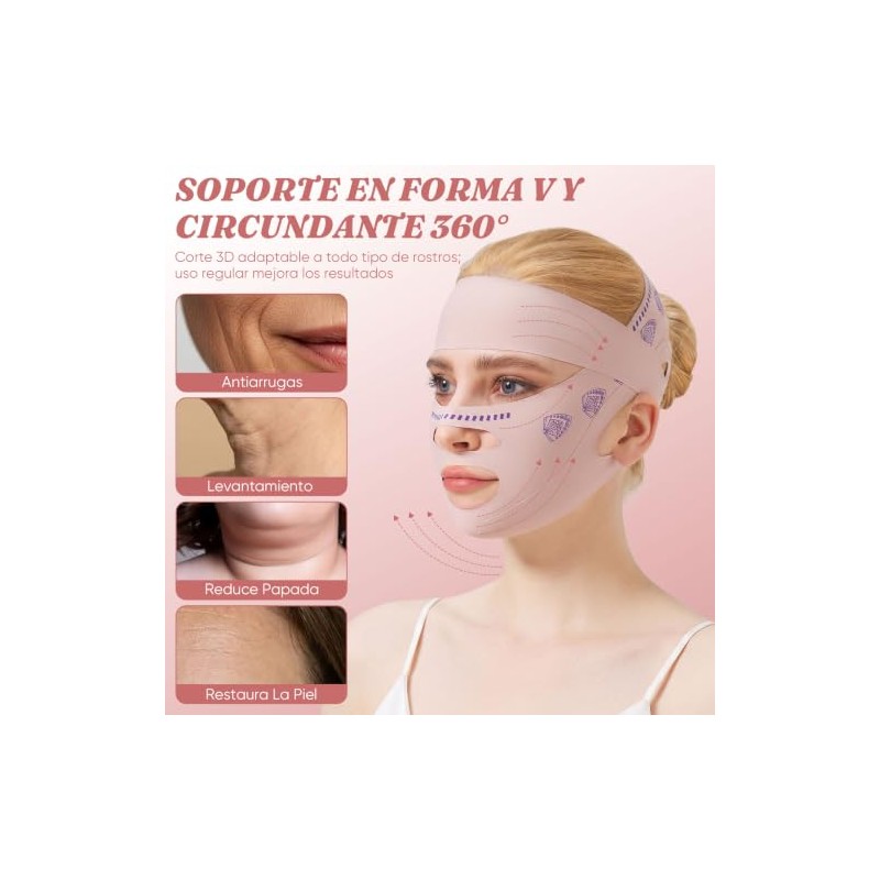 Faja Papada Facial Lifting 2 en 1 (Faja de Rostro