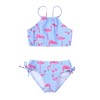 QPANCY Traje de baño de 2 piezas para niñas con