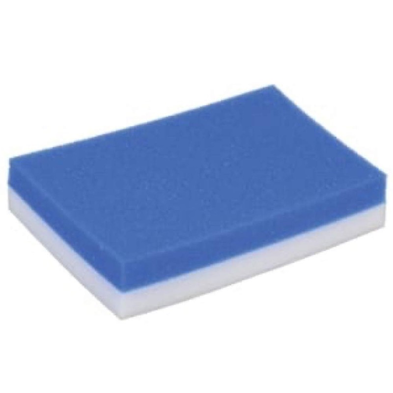 Scrub Buddies 2-in-1 Quick Eraser Sponge - Blue/White - Rectangular