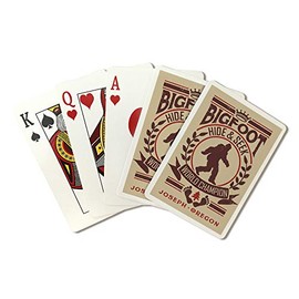 Joseph, Oregon - Bigfoot - Hide and Seek World Champion 97967 (Playing Card Deck - 52 Card Poker Size with Jokers)
