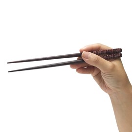 [Obama Dishwasher Safe Chopsticks Made in Japan] Natural Wood, Made in Japan, High Class Japanese Pattern, Modern Wooden Chopsticks, Bamboo Chopsticks, Non-slip, For Home Use (Tenmaru Koto Women's 8.3