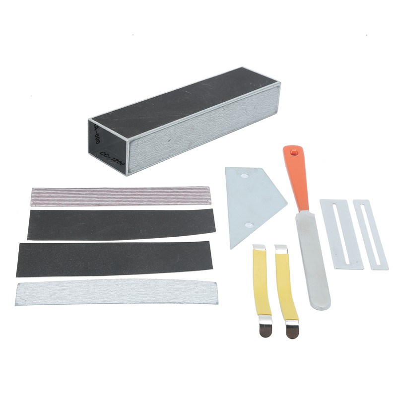 Guitar Leveling Tool Set File Leveler Beam Sandpaper Fingerboard Care